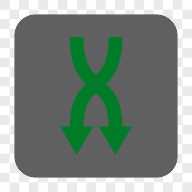 Yuvarlatılmış Kare düğme aşağı okları shuffle