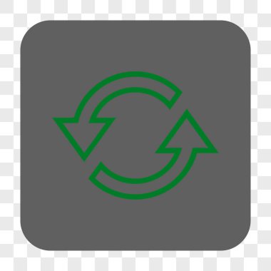 Eşitleme okları yuvarlak kare düğme