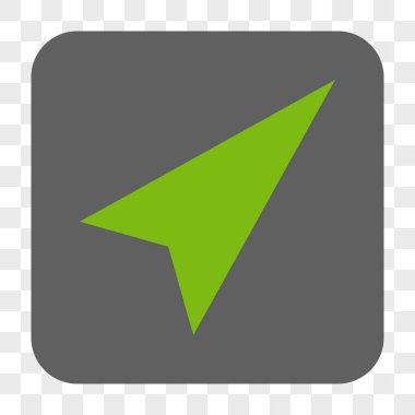 Kare düğme ok ucu sağ-yukarı yuvarlanır