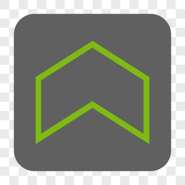 Yuvarlatılmış Kare düğmesini yukarı ok ucu