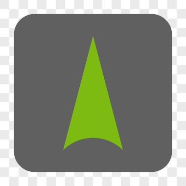 Yuvarlatılmış Kare düğmesini yukarı ok ucu