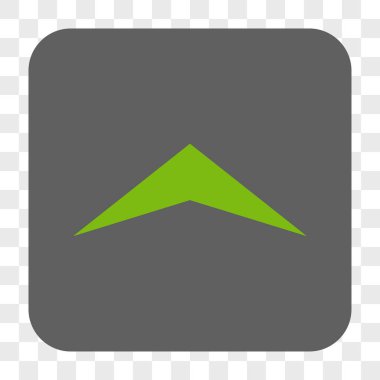 Yuvarlatılmış Kare düğmesini yukarı ok ucu