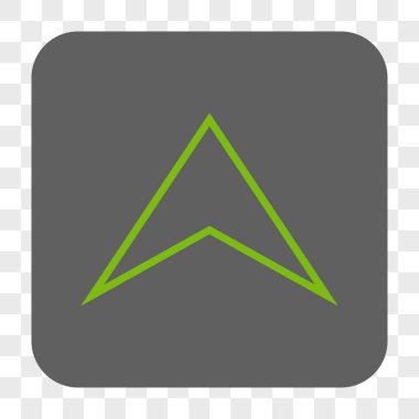 Yuvarlatılmış Kare düğmesini yukarı ok ucu