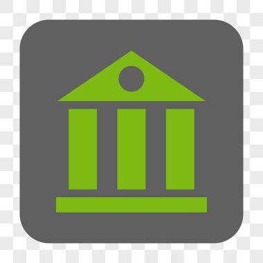 Banka Binası yuvarlak kare düğme