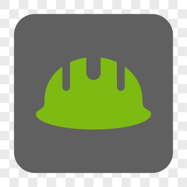 Kare düğme Oluşturucu Hardhat yuvarlak