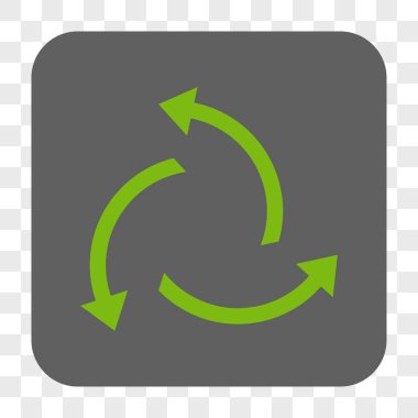 Santrifüj okları yuvarlak kare düğme