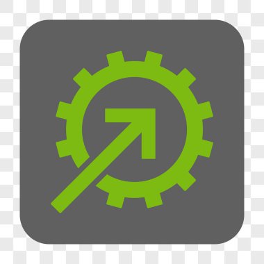 COG Tümleştirme yuvarlak kare düğme