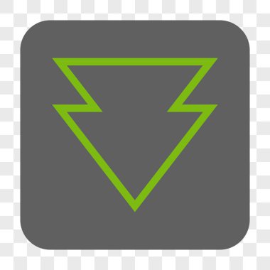 Yuvarlatılmış Kare düğme aşağı yön