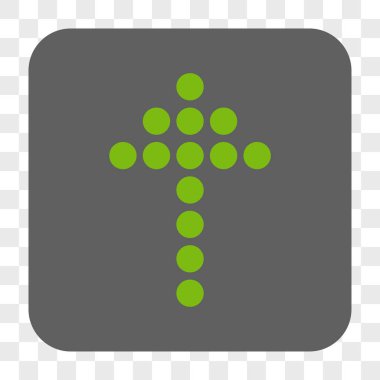 Yuvarlatılmış Kare düğmesini yukarı noktalı ok