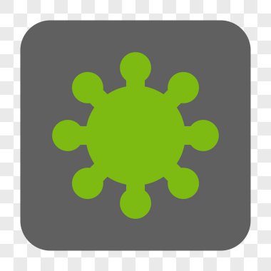 Dişli yuvarlak kare düğme