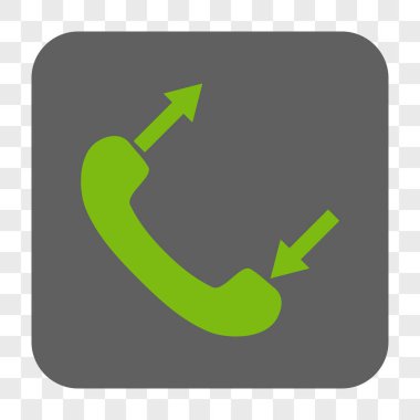 Konuşan yuvarlatılmış kare düğme telefon