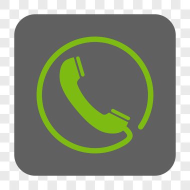 Yuvarlatılmış Kare düğme telefon