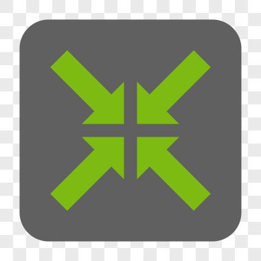 Oklar yuvarlatılmış kare düğme basınç