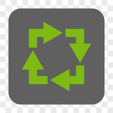 Geri Dönüşümlü Kare Düğmesi