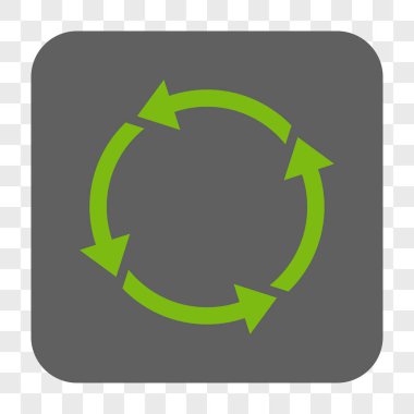 Geri Dönüşümlü Kare Düğmesi