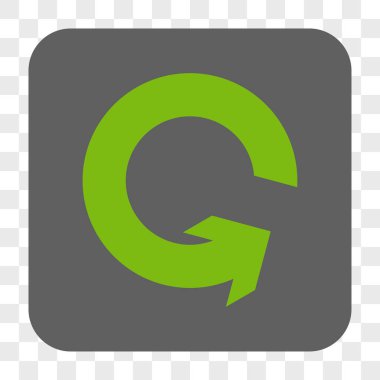 Döndürme Ccw yuvarlak kare düğme