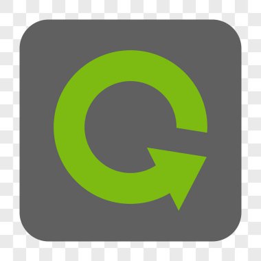 Döndürme Ccw yuvarlak kare düğme