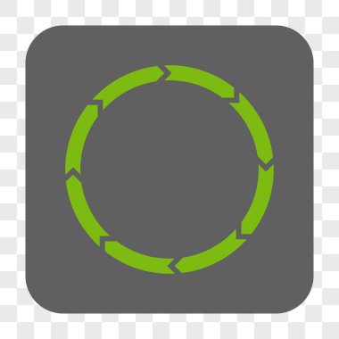 Döndürme yuvarlak kare düğme