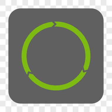 Döndürme yuvarlak kare düğme