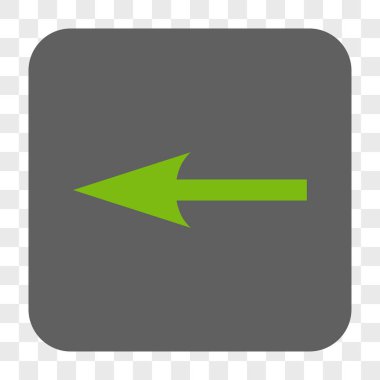 Keskin ok sol yuvarlak kare düğme