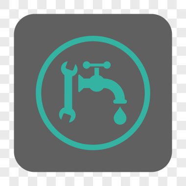 Sıhhi tesisat yuvarlak kare düğme