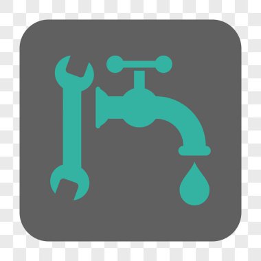 Sıhhi tesisat yuvarlak kare düğme