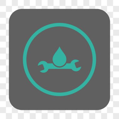 Sıhhi tesisat yuvarlak kare düğme