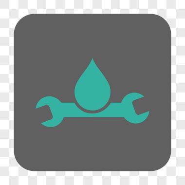 Sıhhi tesisat yuvarlak kare düğme