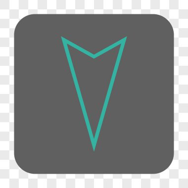 İşaretçiyi yuvarlatılmış kare düğmesini basılı