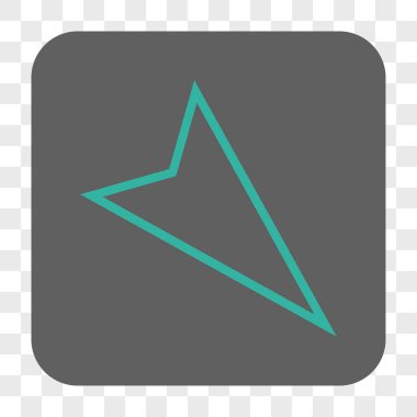 İşaretçi şu aşağı kare düğme yuvarlak