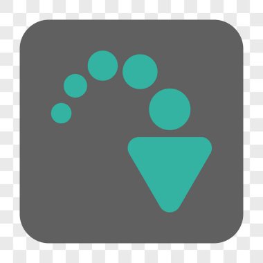 Yuvarlatılmış Kare düğme Yinele