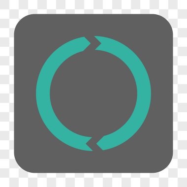 Döndürme yuvarlak kare düğme