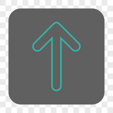 Yuvarlatılmış Kare düğmesini yukarı yönlü ok