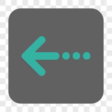 Sol yuvarlak kare düğme göndermek