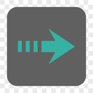 Sağ yuvarlak kare düğme göndermek