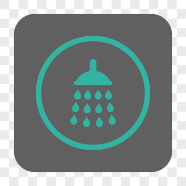 Duş yuvarlak kare düğme