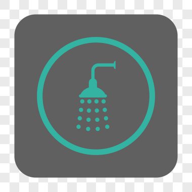 Duş yuvarlak kare düğme