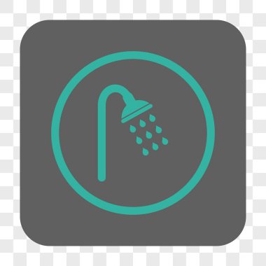 Duş yuvarlak kare düğme