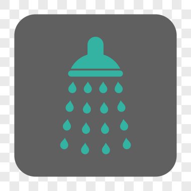 Duş yuvarlak kare düğme