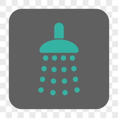 Duş yuvarlak kare düğme