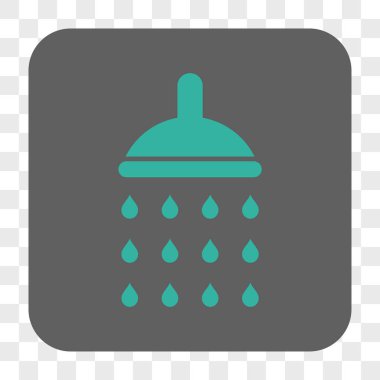 Duş yuvarlak kare düğme