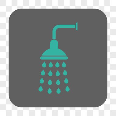 Duş yuvarlak kare düğme