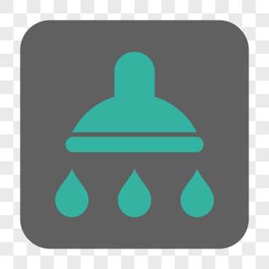 Duş yuvarlak kare düğme