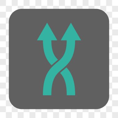 Yuvarlatılmış Kare düğmesini yukarı okları shuffle