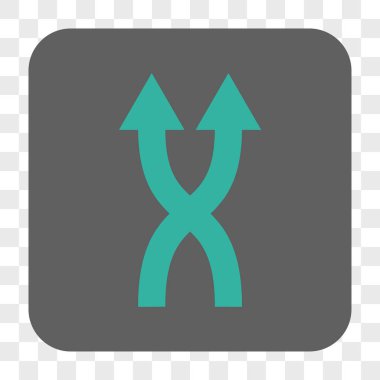 Yuvarlatılmış Kare düğmesini yukarı okları shuffle