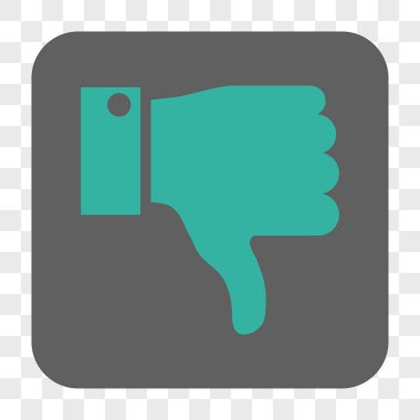 Yuvarlatılmış Kare düğmesini basılı parmak