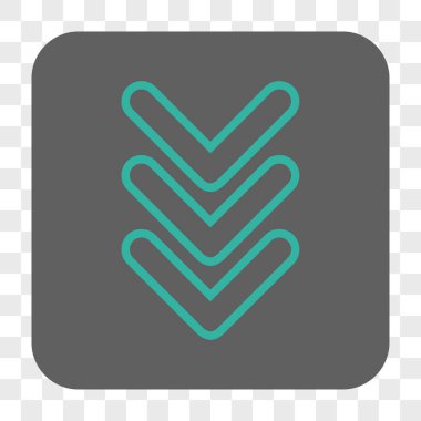 İşaretçiyi yuvarlatılmış kare düğmesini basılı üçlü