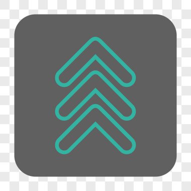 İşaretçiyi yuvarlatılmış kare düğme kadar üçlü