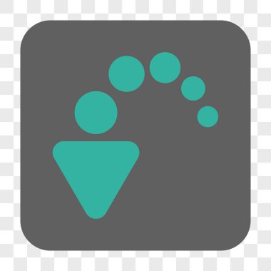 Yuvarlatılmış Kare düğme geri al