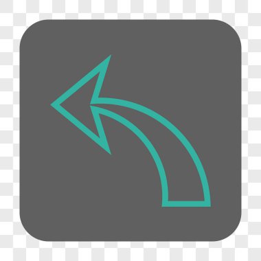 Yuvarlatılmış Kare düğme geri al